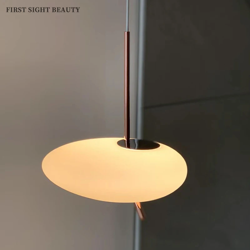 

Nordic bedroom bedside small chandelier designer restaurant lamp light luxury simple personality duplex floor stairs villa lamp