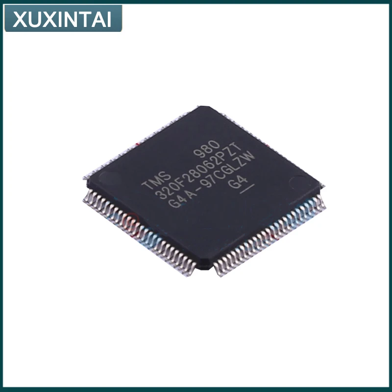 5Pcs/Lot  New Original TMS320F28062PZT  TMS320F28062 Microcontroller IC 32-Bit Single-Core 90MHz 128KB (64K x 16) FLASH 100-LQFP