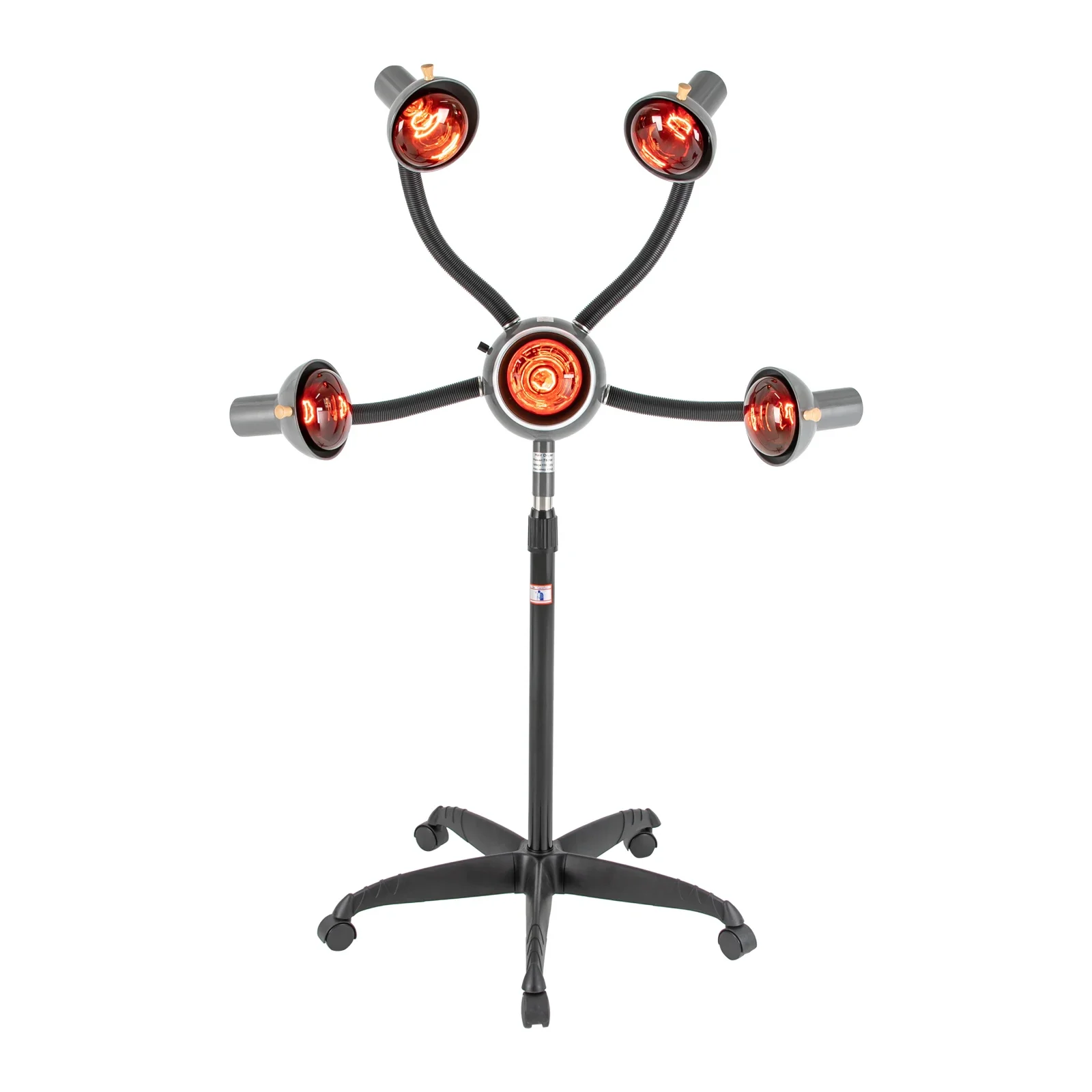 

Five-head Hair Dryer and Oiling Machine, 5 Head Infrared Light Heat Therapy Red Lamp Salon Hair Perming Dyeing Styling