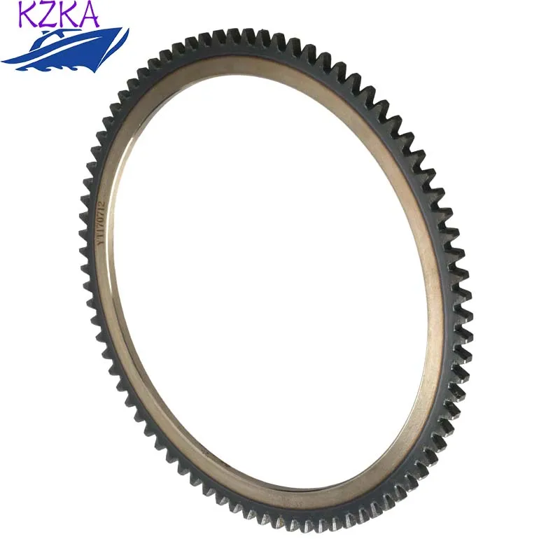 Flywheel Crown Gear Ring 66M-85550 For YAMAHA Outboard Engine 4T F9.9 F13.5 F15 66M-85550-10 Parsun PAF15-07070100W Accessories