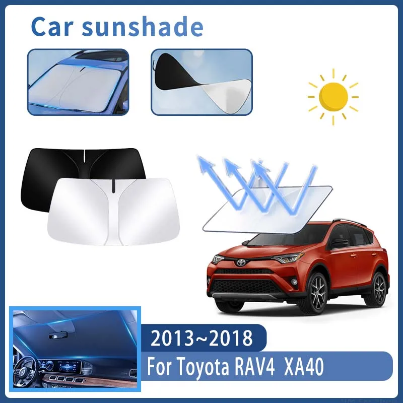 

Car Sun Visor For Toyota RAV4 XA40 2013~2018 2015 2016 2017 Front Windshield Sunshade Heat Insulation Summer Auto Accessories