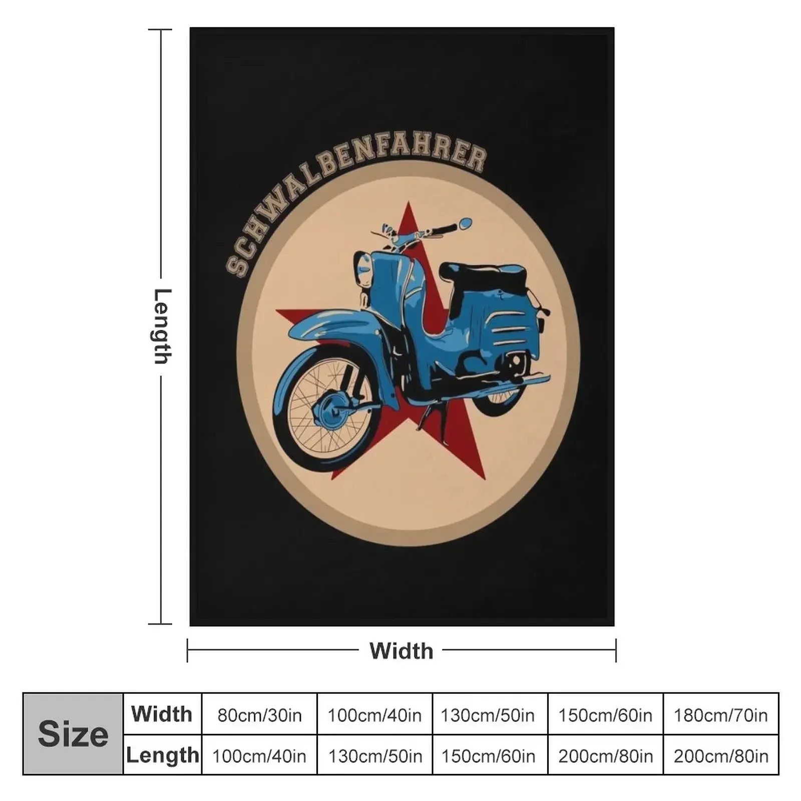 Simson Schwalbe swallow driver gift Throw Blanket Blankets For Bed Thin warm winter Decorative Throw Blankets