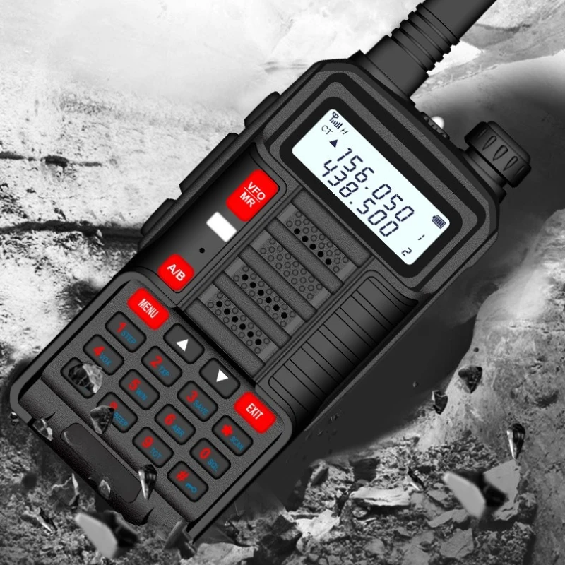 วิทยุสองทางสำหรับ BAOFENG UV10R V2 10W ที่มีประสิทธิภาพ 5-10KM ไร้สายระยะไกลเครื่องส่งรับวิทยุช่องอัพเดตจาก UV-5R UV5R