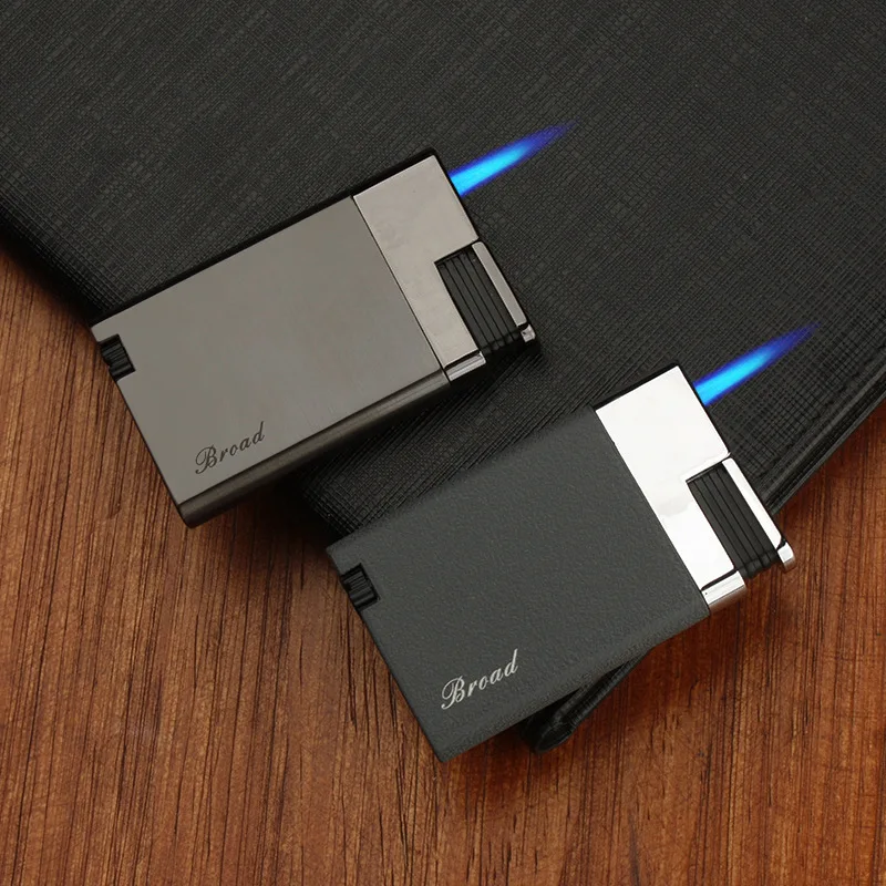 واسعة يندبروف السيجار ولاعة السجائر جت الشعلة لهب الغاز ولاعات غير عادية ملحقات التدخين أدوات البيوتان للرجال هدايا #1