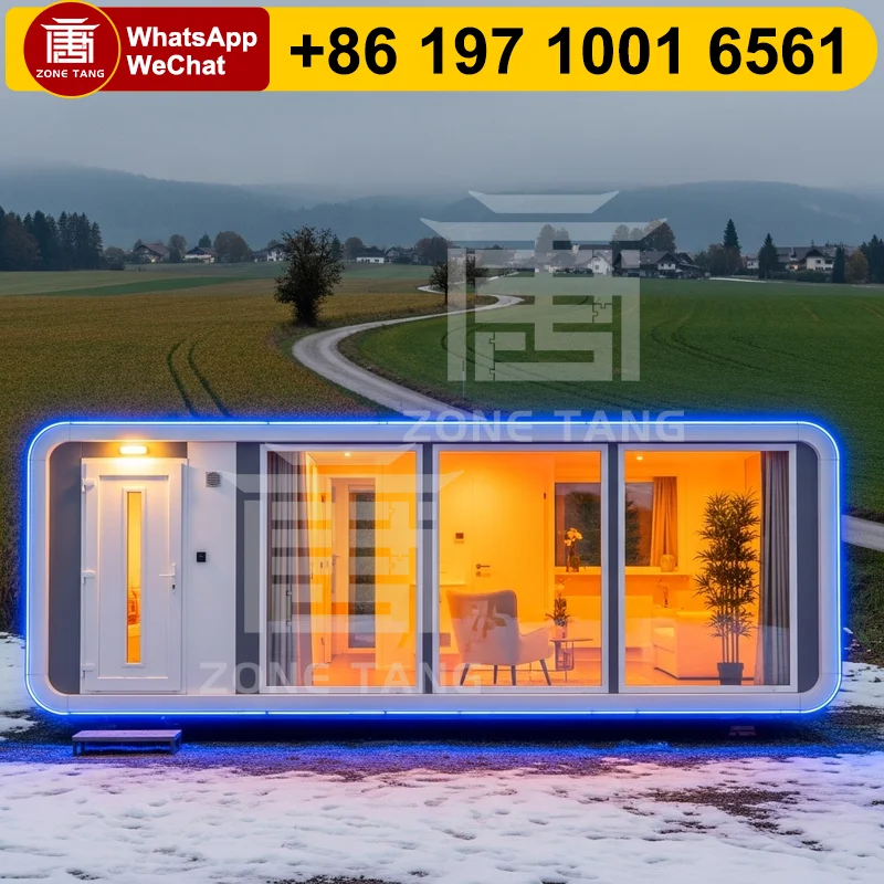 

Pre Manufactured Homes Steel Structure Modular Home Oil Field Space House Apple Capsule Home Prefabricated Home Steel Structures