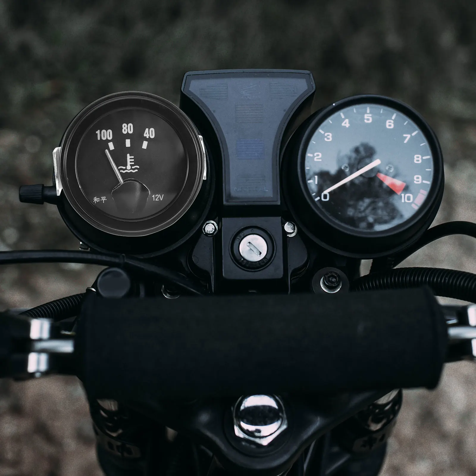

Water Temperature Gauge for Motorcycle Car Truck Electric Vehicle 12V Temp Meter Tank Alloy Mechanical Durability Compatibility