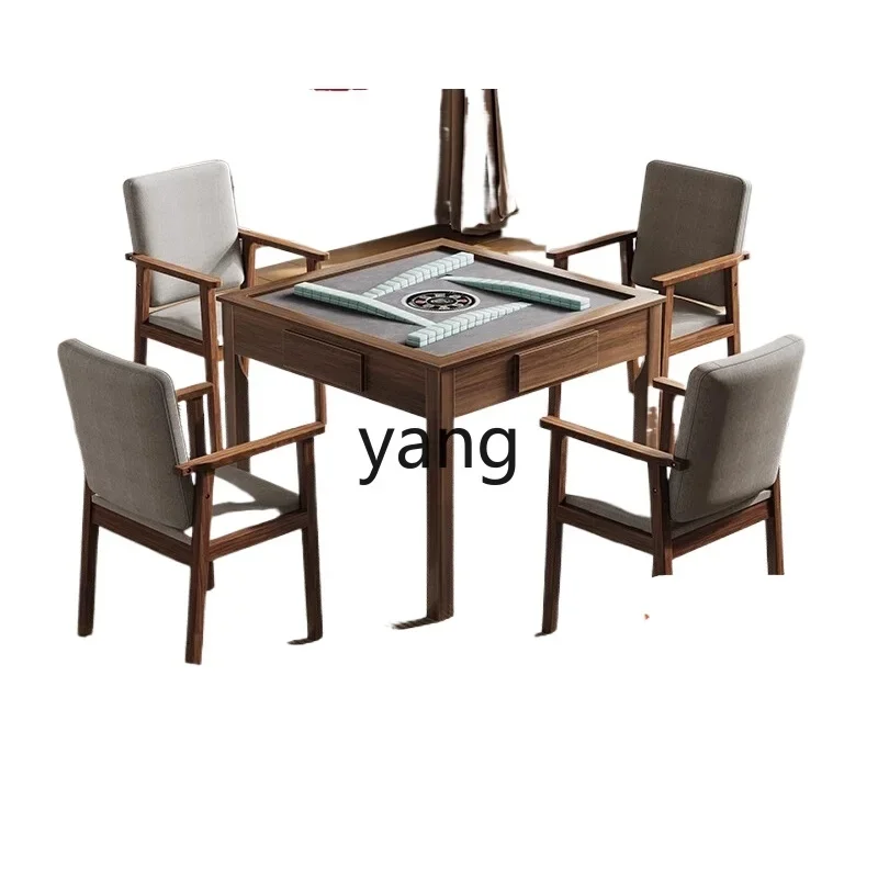 CX new Chinese solid mahjong machine household automatic roller coaster mahjong dining table