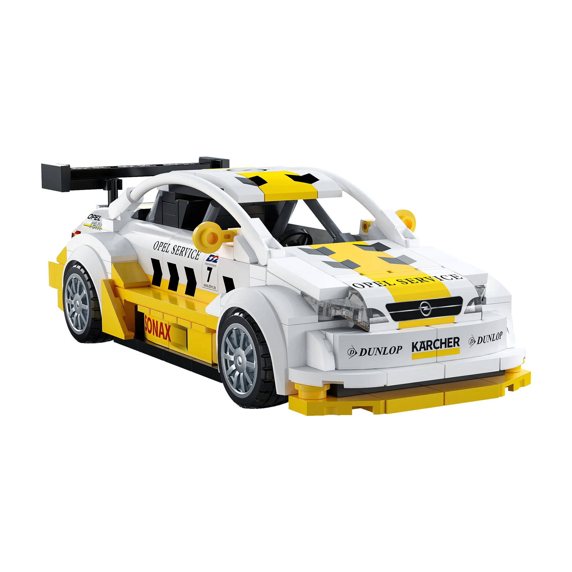 CaDA officieel gelicentieerde 1:24 bouwsteenautoset / sportwagen bouwstenen / klassieke auto's / Audi A8 / Opel / Shelby / Fiat
