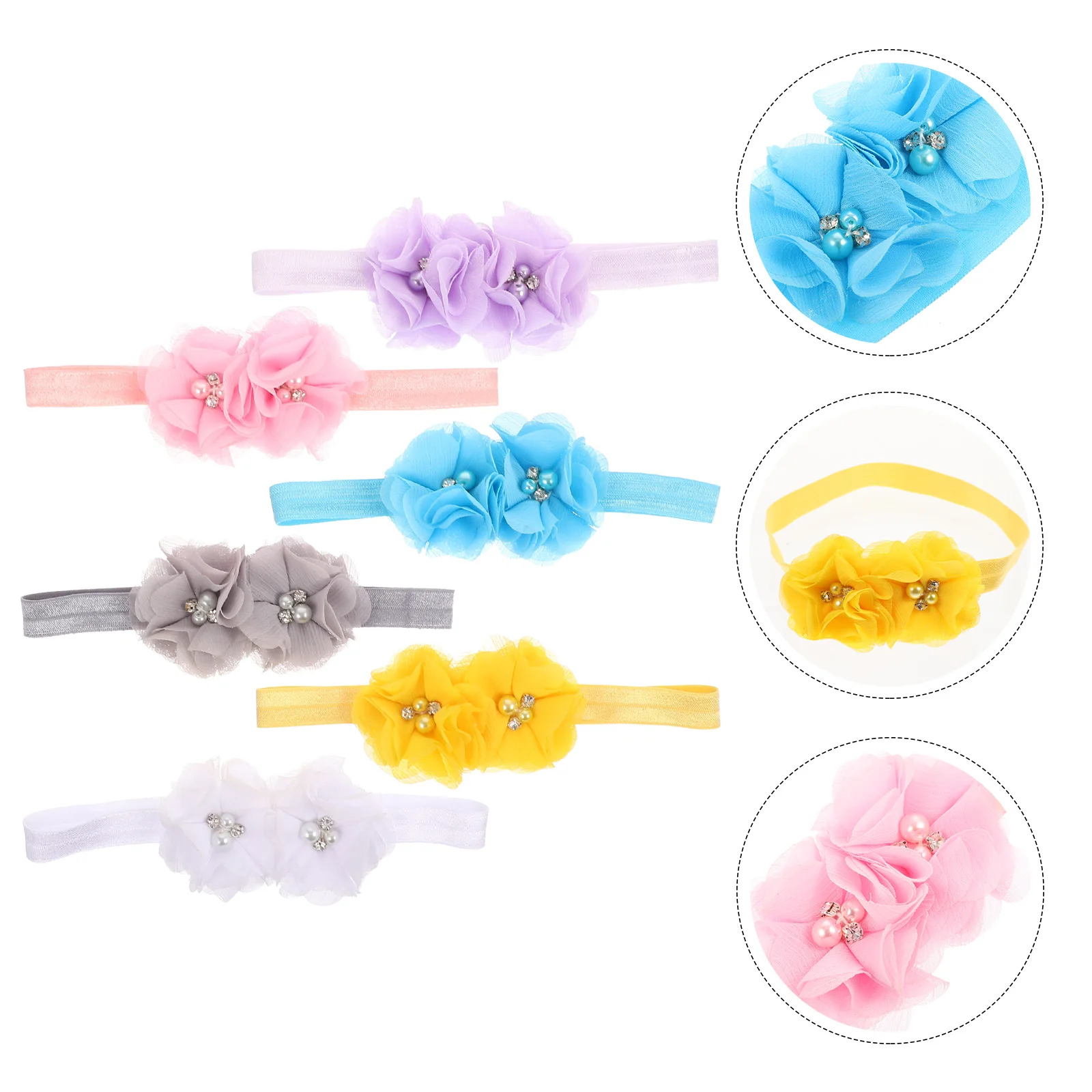 

6 Pcs Headband Bands Hair Accessories for Elastic Cotton Fabric Headbands