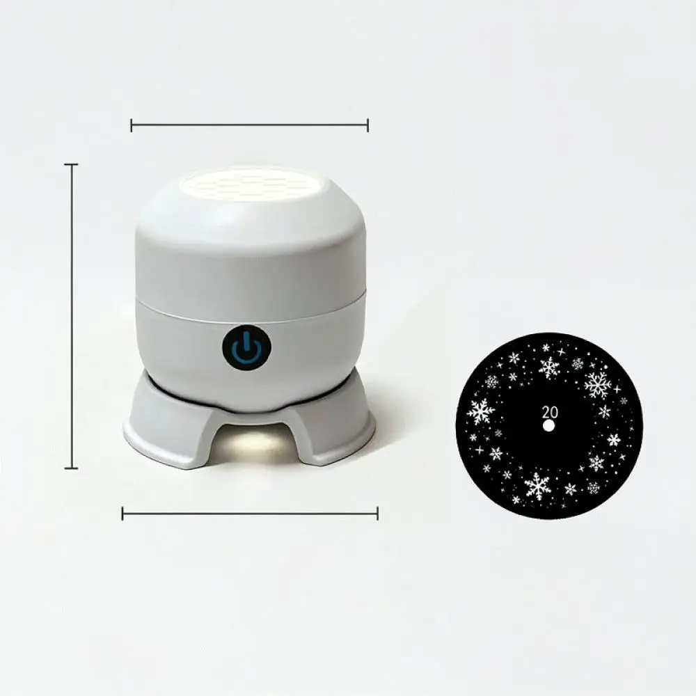 Creative LED Rotating Projector Lamp Night Light Ocean Snowflake Snowman Decor Atmosphere Lighting For Home Bedroom