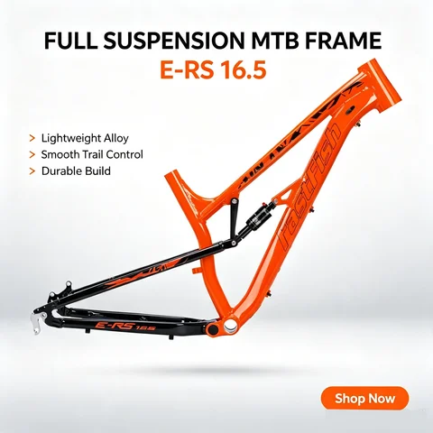 27.5 Inch Aluminum Full Suspension MTB Frame Disc Brake Soft Tail Mountain Bike Frame With Rear Shock Enduro Downhill Bicycle Fr