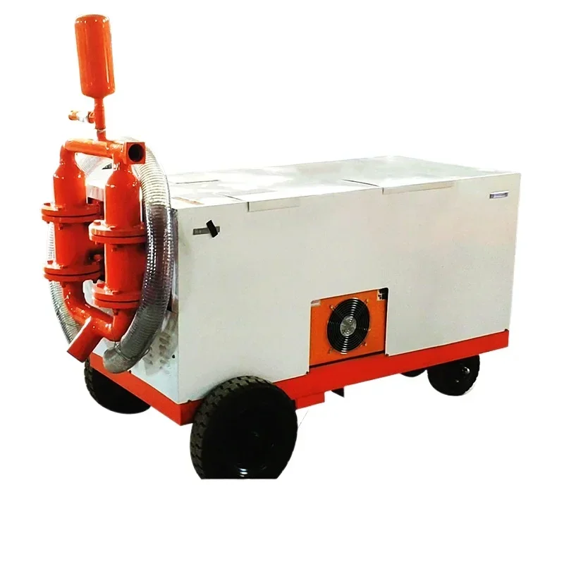 Hydraulic mortar pump, tunnel engineering high pressure cement, mortar grouting machine