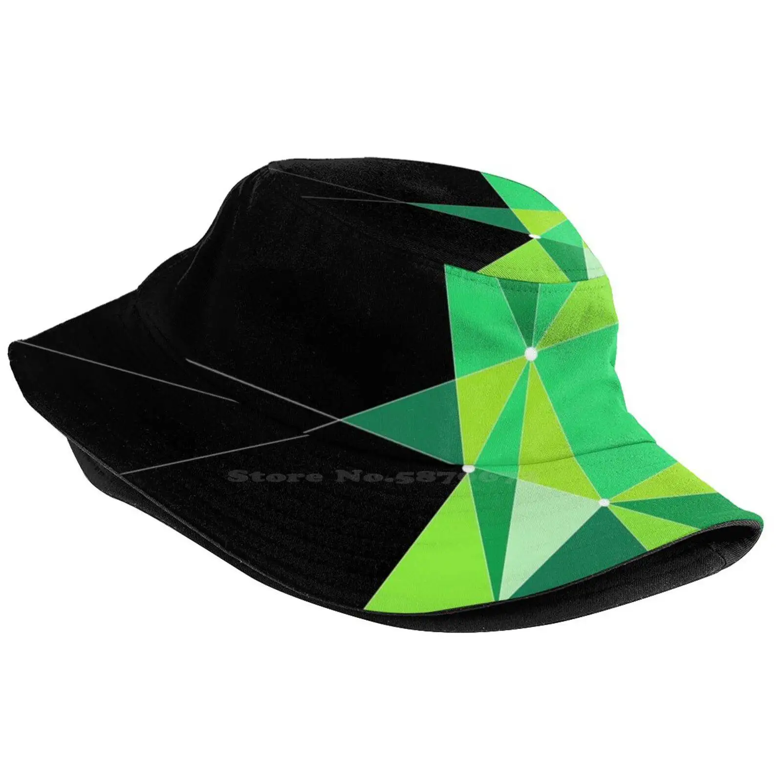 Ptv Melbourne Tram Livery Replica Sun Cap Fisherman Hat Bucket Hats Ptv Melbourne Tram Metro Green Geometric Triangle Transit