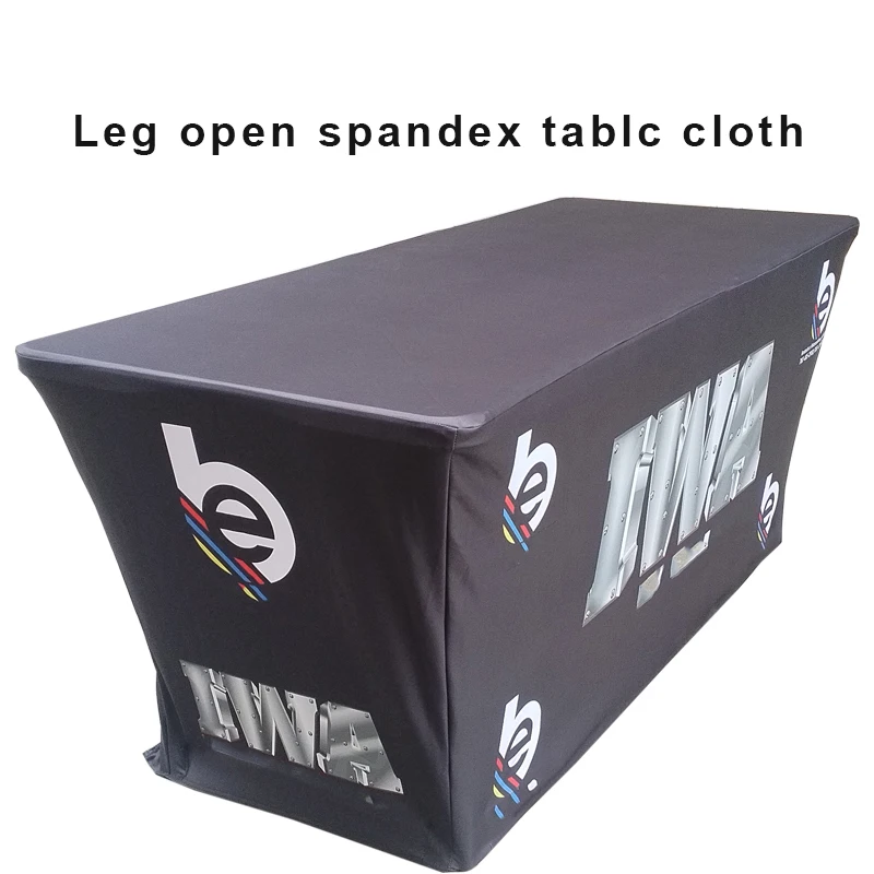 Customzed Table Cover For Outdoor Customized Logos Customized Color For Exhibition Event Outdoor Customized Size 6FT 4FT 8FT