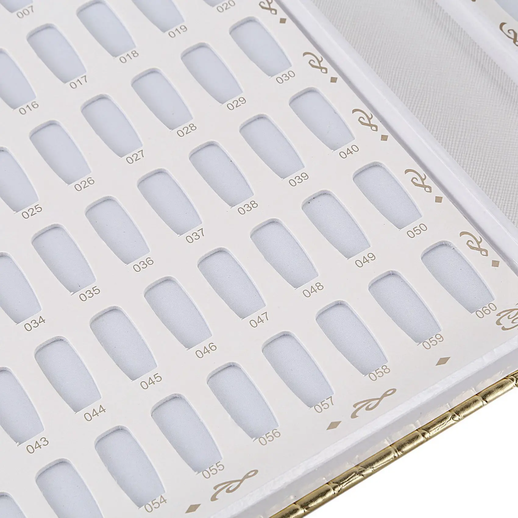 AA20-2X 120 Tips Nail Color Art Display Book Nail Polish Color Chart Color Chart Cute Nail Art Chart For Nail Salon Tool