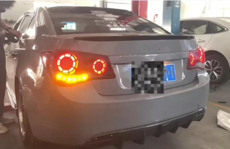Car Taillight assembly for Chevrolet Cruze 2009-2014 sedan modified Daytime Running Light Turn signal 4PCS
