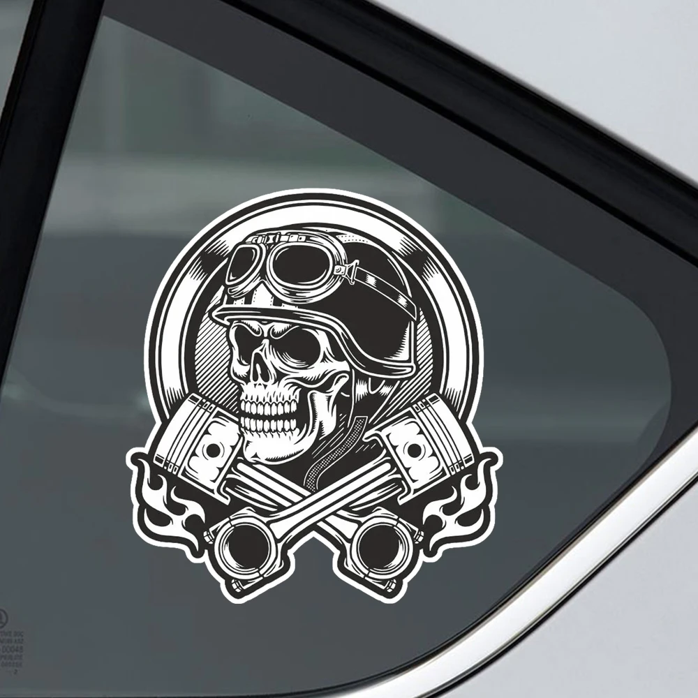 Hаклейка на авто череп Creative Decorative Stickers, Suitable for a Variety of Scene Decorations, Such As Cars, Trucks