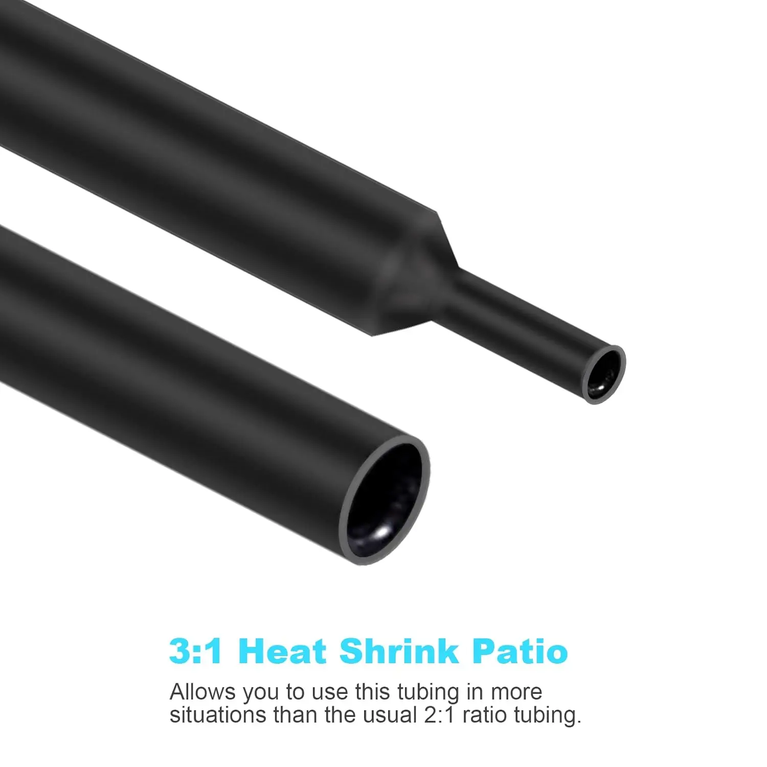 접착제가 늘어선 400개 와이어 열수축 튜브 키트, 와이어용 산업용 열수축 튜브, 3:1 해양 등급 열수축