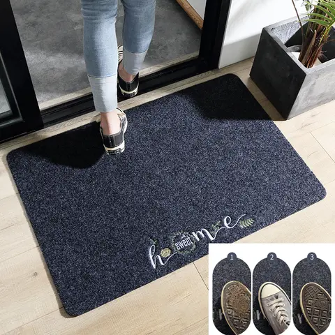 Doormat Outdoor Dust Removal Wear-resistant Anti-skid Entrance Door Mat Scraping Mud and Sand Removing Foot Pad Japanese-styl