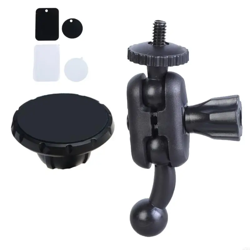 27RA Heavy Duty Rare Earth Magnets 50mm Rubber Coated Base 1/4 20 Thread Camera Mount