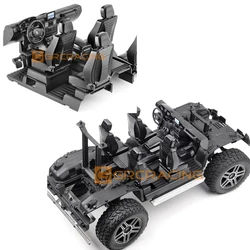 Central Control Seat Interior Kit  for 1/10 RC Crawler Car Traxxas TRX4 G500 TRX6 G63 Parts Toys