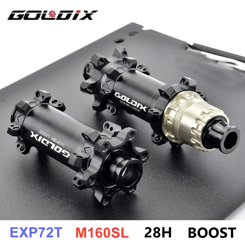 

GOLDIX M160 Super Light MTB BOOST Hub 6 Bolt Center Lock Disc 28H Ratchet 72T Mountain XD Class Bike Hub Bicycle Accessories