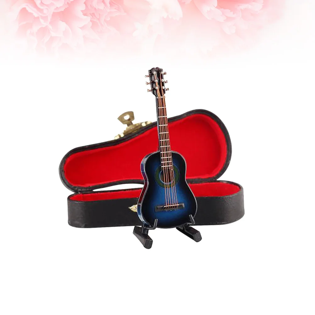 

Guitar Ornaments Guitars Graduation Gift Mini Miniature Crafts Decoration Desktop Man