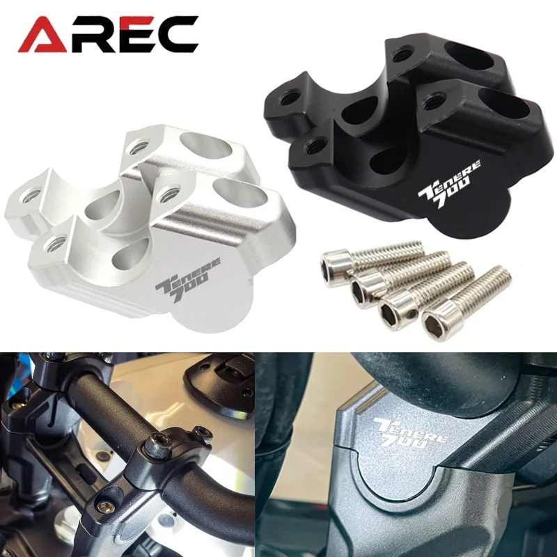 Motorcycle Handlebar Riser Drag Bar Clamp Extend Adapter For Yamaha Tenere 700 TENERE700 XTZ XT700Z World Raid Rally