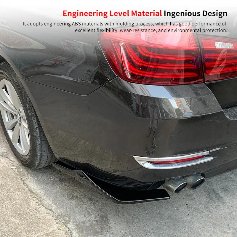 

For BMW 5 Series F18 F10 520i 528i 530i 2008-2013 Car Front Bumper Splitters Lip Body Kit Spoiler Side Skirts Rear Wrap Angle