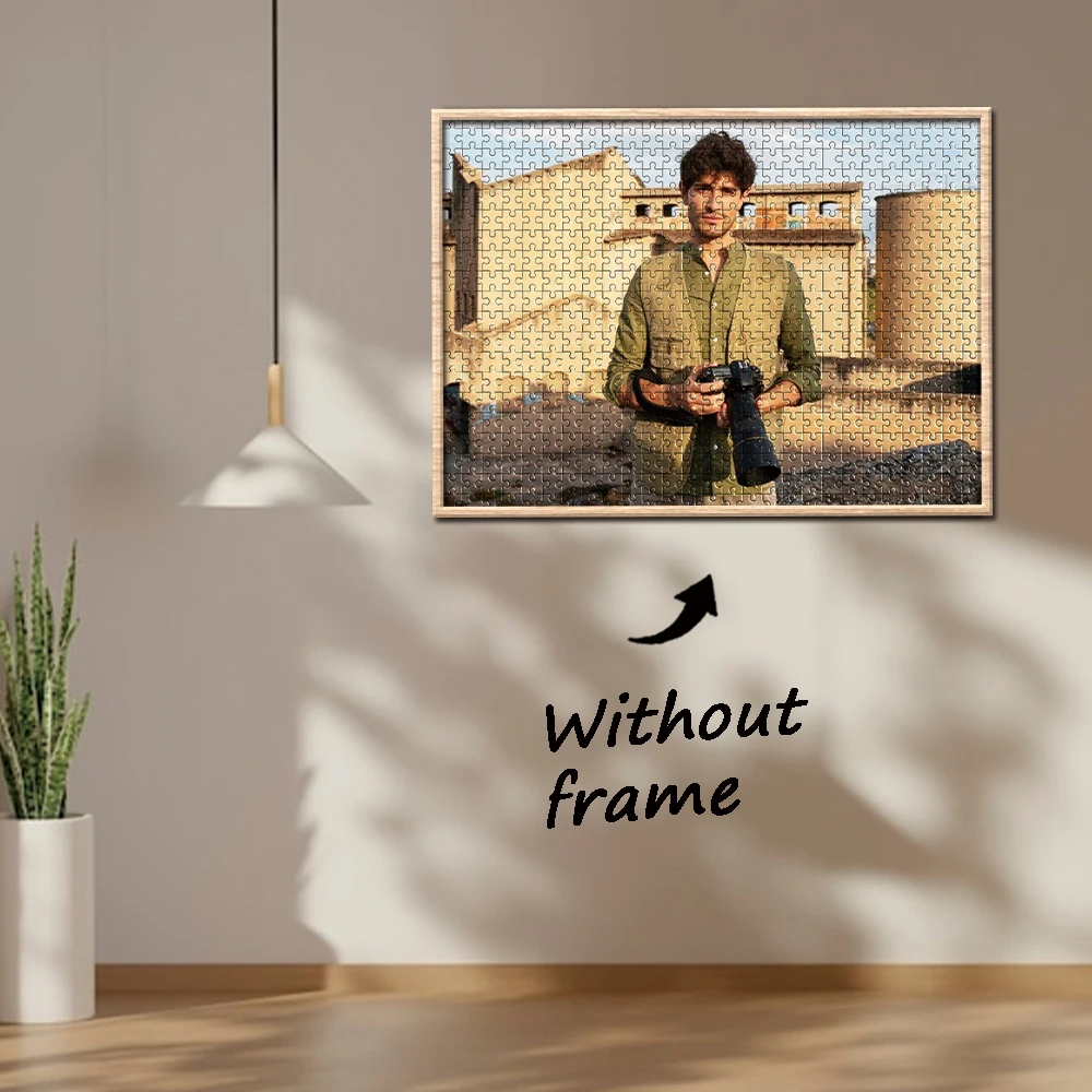 35/150/300/500/1000pcs Custom Photo Personalised Decompression Puzzles Jigsaw puzzle Mosaic Love Gift Children Gift