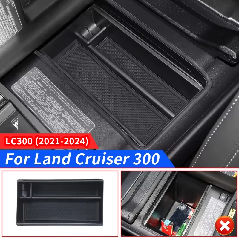 

For Toyota Land Cruiser 300 Interior Decoration modification accessories LC300 2022 armrest box refrigerator storage box Tuning