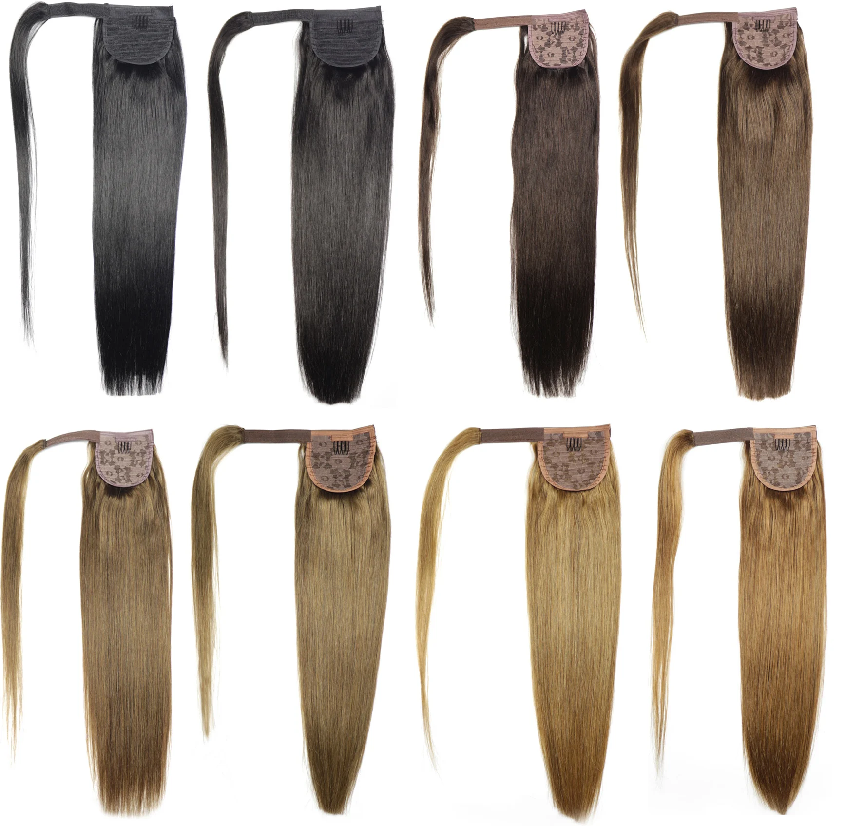 ZZHAIR 100% Human Hair Extensions 16