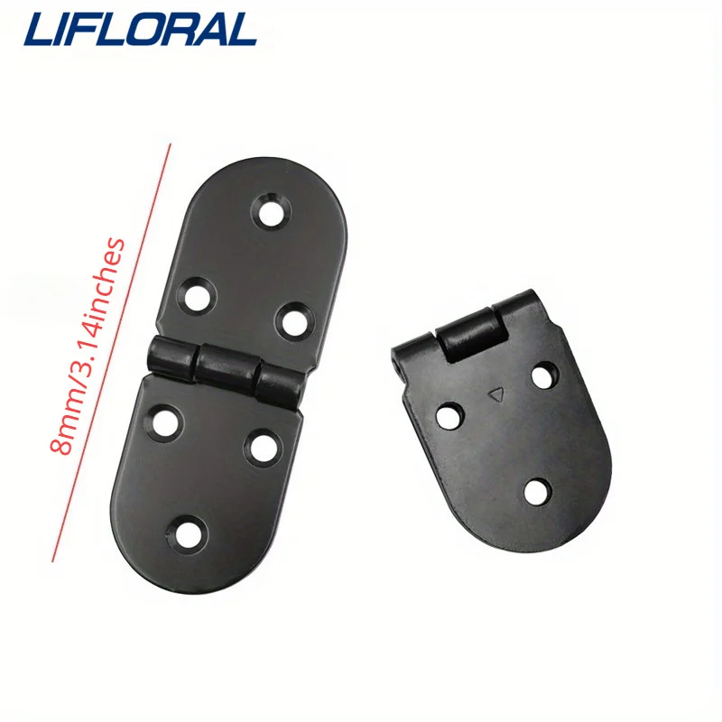 10 ชิ้น 80*30 มิลลิเมตรติดตั้งพับบานพับ Self สนับสนุนพับโต๊ะบานพับประตูตู้เฟอร์นิเจอร์ฮาร์ดแวร์