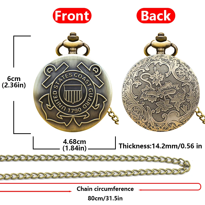 Новые винтажные бронзовые карманные часы с ожерельем и логотипом унисекс, модные кварцевые часы с арабскими цифрами, коллекция подарков