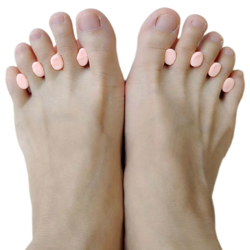 2 stuks = 1 paar Gel Hallux Valgus Voetverzorging Gereedschap Beschermer Siliconen Hamer Corrector Teen Separator Straightener Binnenzool Pedicure