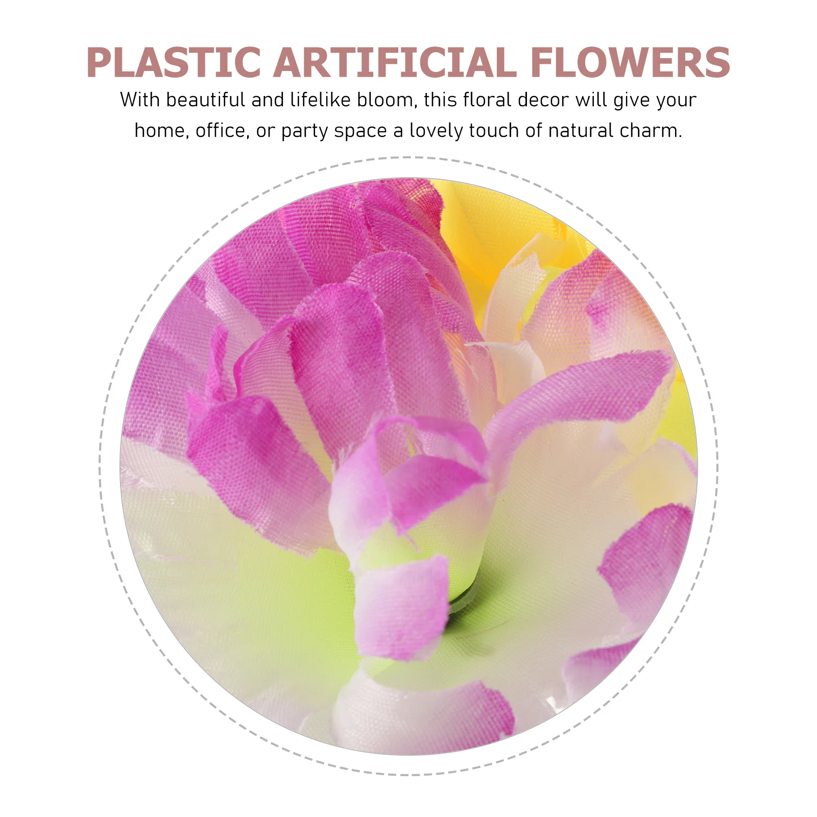 

7 Head Silk Flower Decor Artificial Flowers Fake Flowers for Home Office Table Centerpiece Valentines Silk Flower Decor