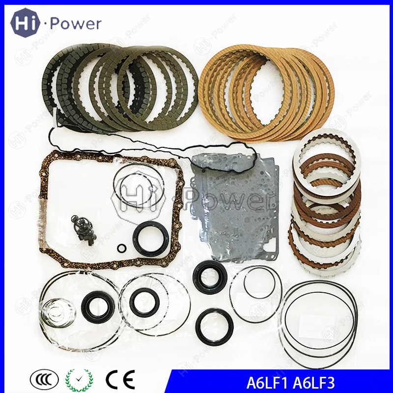 A6LF1 A6LF2 Transmission Clutch Friction Plate Kit Overhaul Kit For HYUNDAI KIA Gearbox Rebuild Repair Kit A6LF3