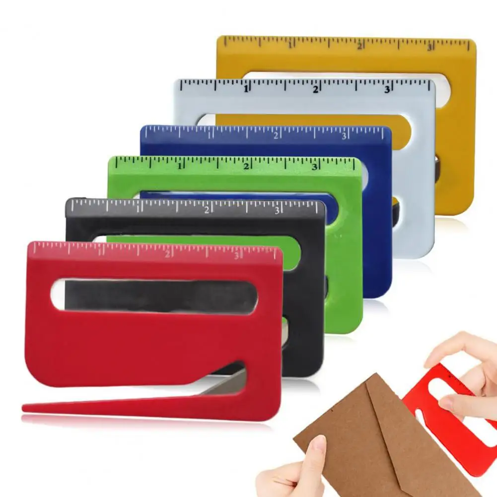 3/6Pcs Envelope Opener Portable Lightweight Envelope Slitter Smooth Email Opening Device Letter Opener Office Envelope Tool