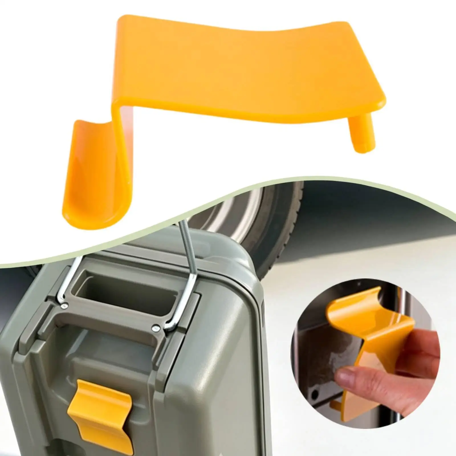 Yellow RV Waste Tank Latch Pull Up Locking Cassette Tank Replacement for RV Parts Leak Prevent Sturdy