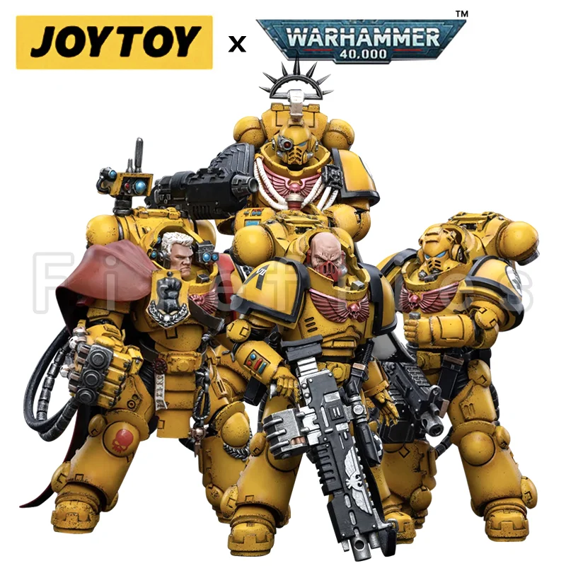 1/18 JOYTOY Action Figure (4PCS/SET) 40K Fists Heavy Intercessors Set Anime Model Toy Free Shipping