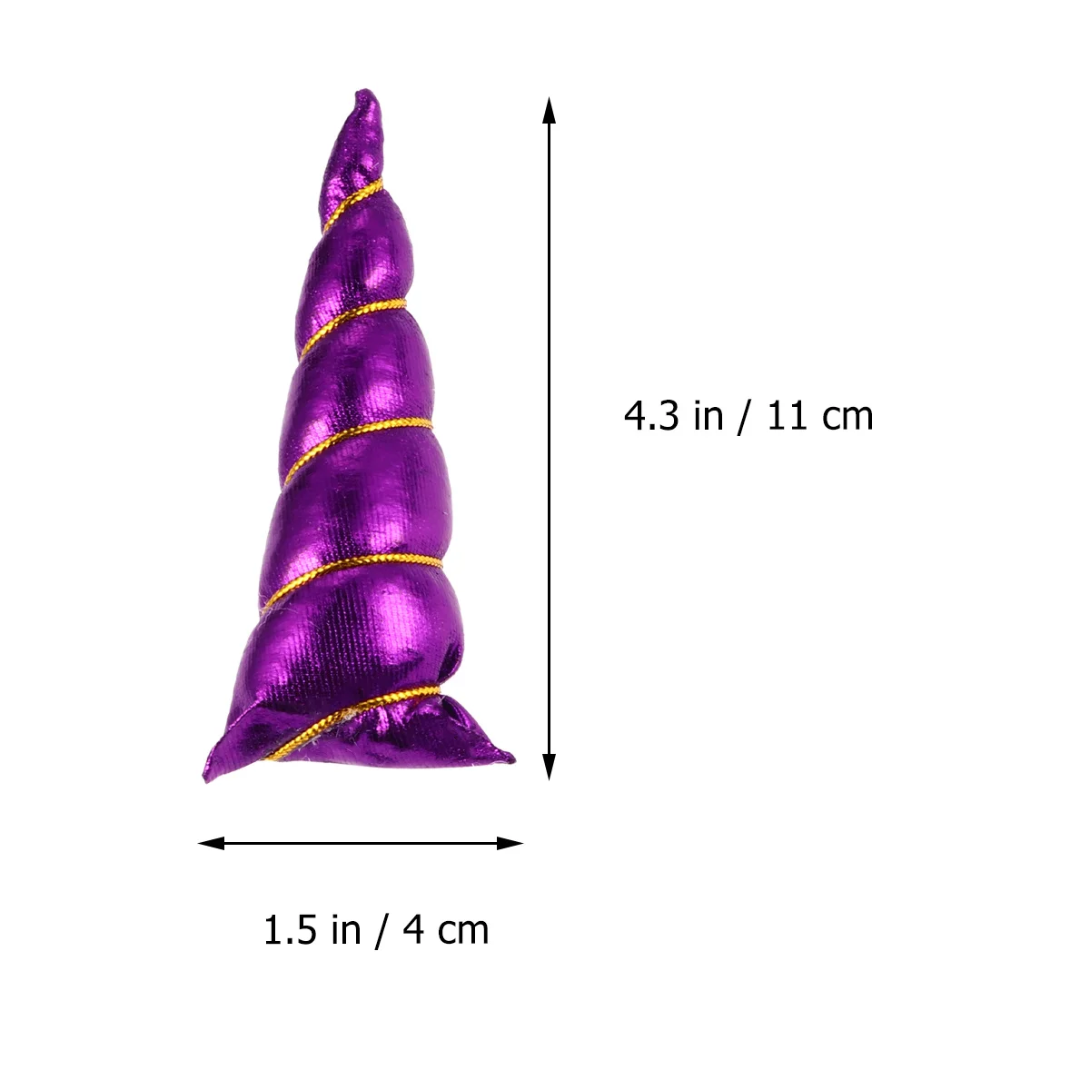 

10Pcs Party Hair Accessories Unicorn Headband for Premium Comfortable Non-Irritating Skin Safe Design Purple