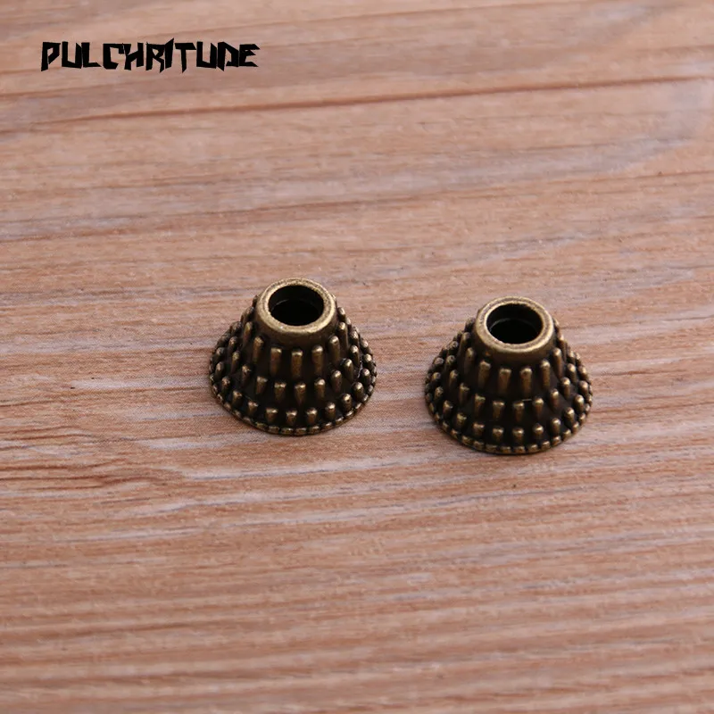 10pcs 9*14*14mm Two Color Receptacle Hollow Flower Oval DIY Spaced Jewelry Accessories Charms For Jewelry Making
