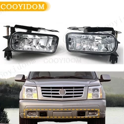 Car Fog Lamp Assembly Front Bumper Fog Light For Cadillac Escalade 2002 2003 2004 2005 2006 Car Accessories 15252038 15252039