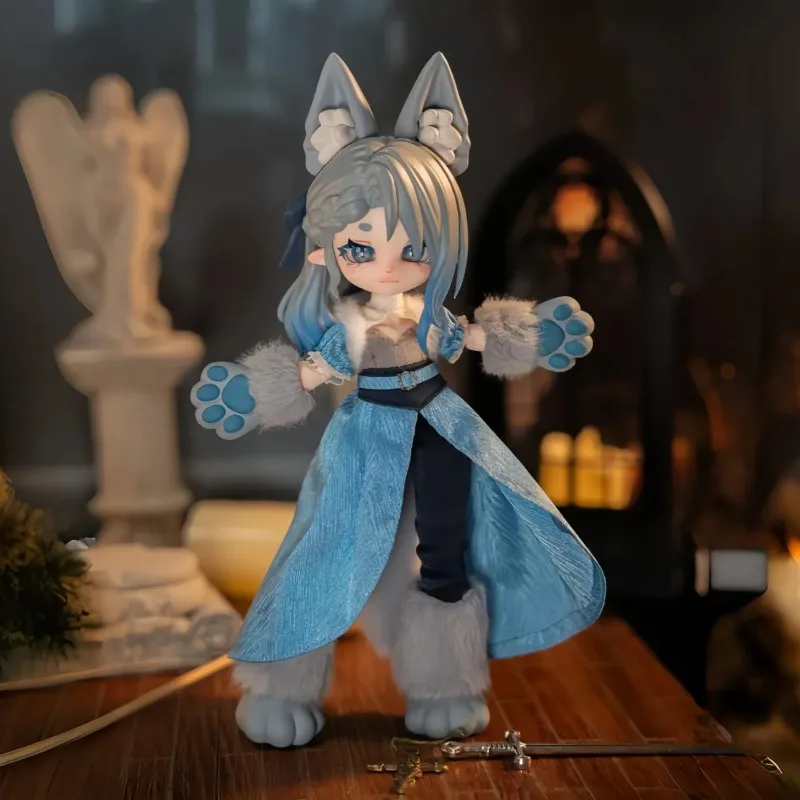 Original For Moon 12-Point MJD Action Figure Blind Box Cute Mini Fun Trendy Desktop Ornament Collect Toy Girls Gift
