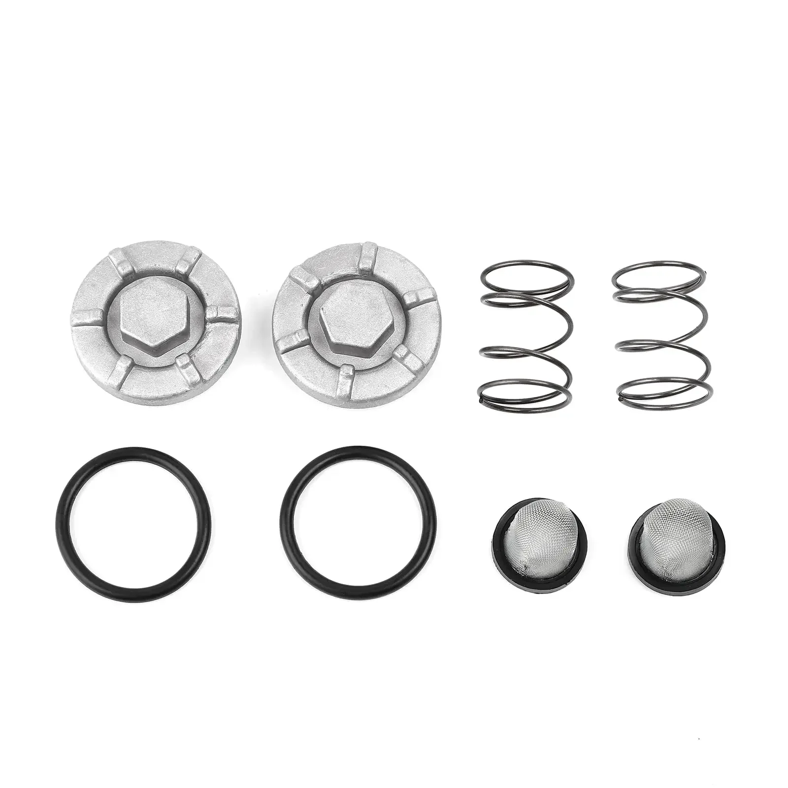 

Motorcycle Oil Drain Plug & Cap Filters Set in Aluminum & Rubber Material Compatible with Yamaha Nmax 155cc - Pack of 2