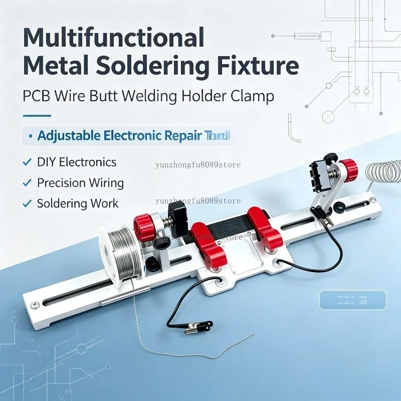 support-de-soudure-metallique-multifonctionnel-pince-de-maintien-pour-soudure-bout-a-bout-de-fils-de-circuits-imprimes-pour-l'electronique-diy
