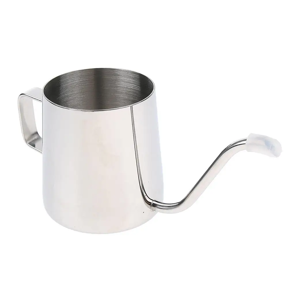 Narrow Spout Coffee Pot 350ML 304 Stainless Steel With Handle Pouring Over