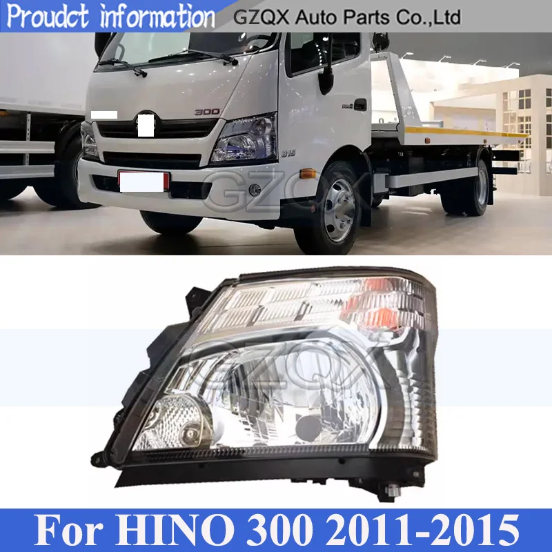 CAPQX LHD Manual or Electrical Adjust Front Bumper Head Light Head Lamp For HINO 300 2011-2015 Headlight Headlamp Front Light