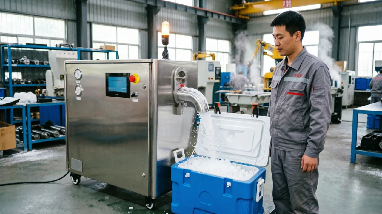 Dry Ice Extruder Machine Shock Resistant Frame Overload Protection Laboratory Small Solid CO2 Pellet Forming Device