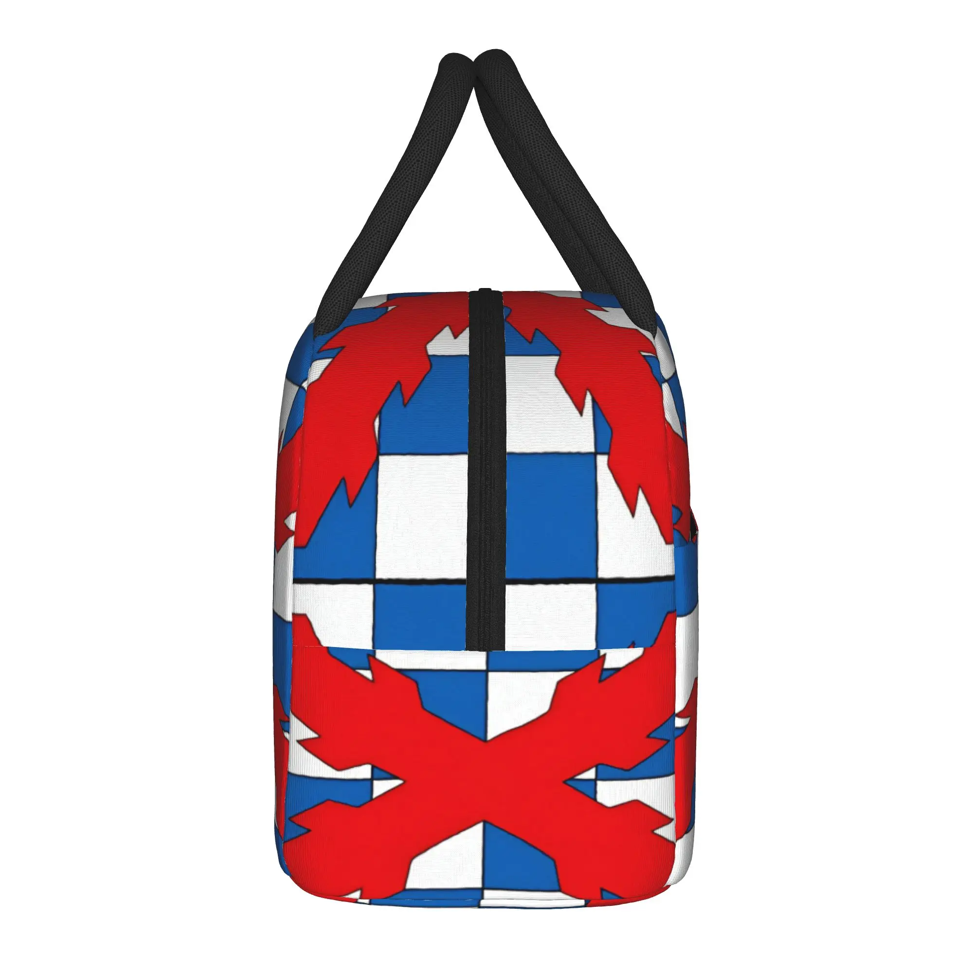 Flag of Spanish company I Burgundy cross Insulated Lunch Bags Large  Reusable Thermal Bag Tote Lunch Box Food Storage Bags